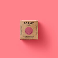 Shampoing solide pour cheveux colorés FORMY dans son étui en carton recyclé